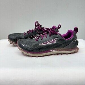 altra superior 3.5 hiking trail running shoes women's 7.5 foot shape zero drop.